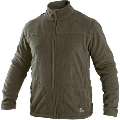 CXS mikina GRANDBY fleece pánska čierna