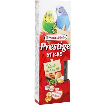 Versele-Laga Prestige Sticks pro malé papoušky with Eggs & Thyme 60 g