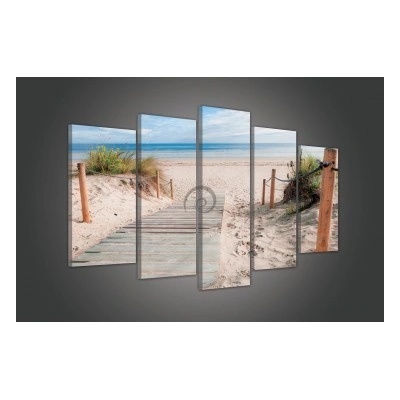 Obraz na plátne viacdielny - OB3452 - Pláž 100cm x 60cm - S17