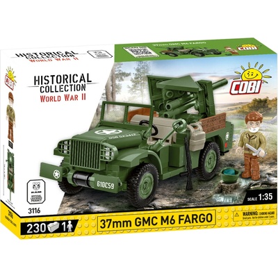 COBI 3116 World War II Americké terénne vozidlo 37mm GMC M6 Fargo 1:35