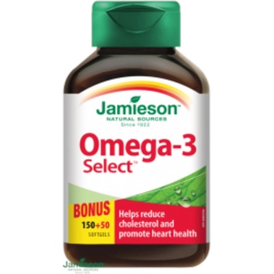Jamieson Omega-3 Select 1000 mg 150+50 kapslí