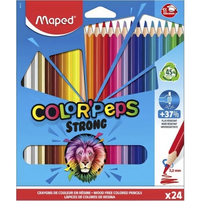 Maped Color Peps Monster sada 24 trojuholníkových farebných ceruziek 862724