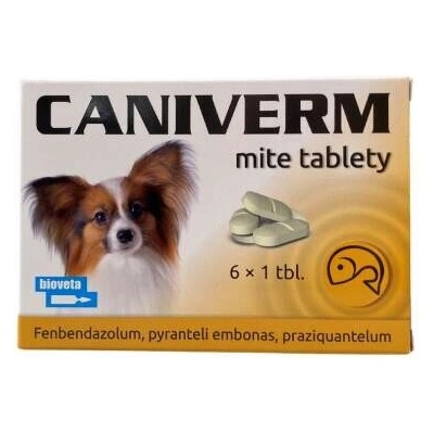 Caniverm 175 mg 6 tabliet