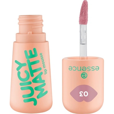 essence Pěna na rty Juicy Matte Lip Mousse 03 Nude Pink 2,7 ml