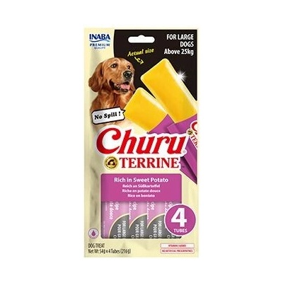 Churu Dog Terrine batáty plemena L 4 x 54 g
