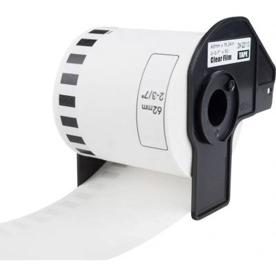 PRINTLINE kompatibilní etikety s Brother DK-22113, průsvitná filmová role, 62mm x 15,24m PLLB25