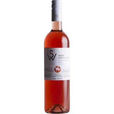 Sing Wine, Modrý Portugal rosé Svatomartinské, jakostní, 2026, 0,75 l (holá láhev)