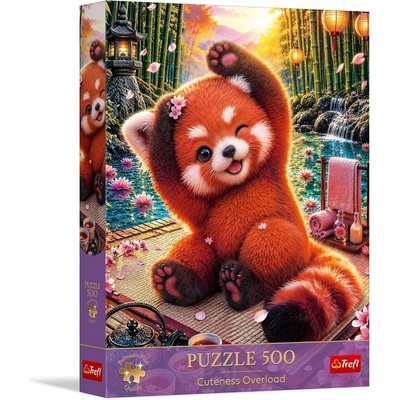 Trefl 500 Premium Plus Cuteness Overload okouzlující červená panda