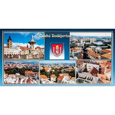 HERBIA spol. s.r.o Pohlednice skládaná ČB Pohledy z věže
