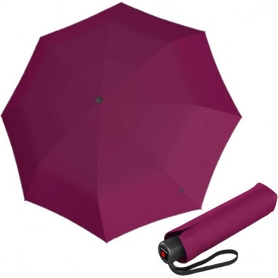 Knirps A.050 medium violet elegantní dámský skládací deštník růžový