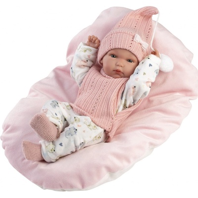 Llorens 63504 New Born Realistická Holčička 35 cm