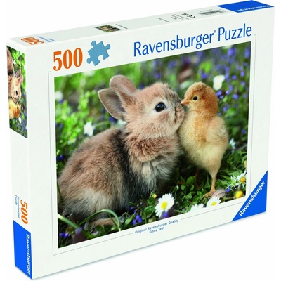 RAVENSBURGER Králíček a kuřátko 500 dílků