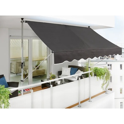 Sunfun Rozpěrná markýza, antracitová, 3 x 1,3 m H-2000-AN-P017