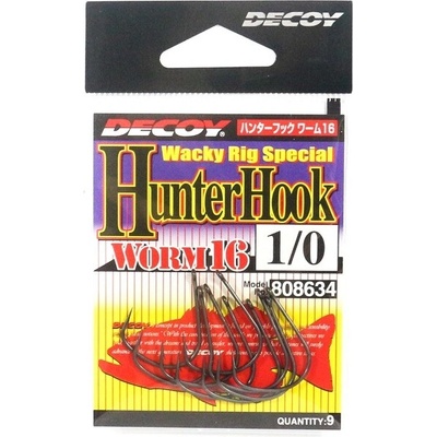 Decoy Háček Worm 16 Hunter Hook vel. 1/0 9 ks