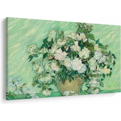 Obraz - Vincent van Gogh, Roses, reprodukcia, jednodielne 120x80 cm