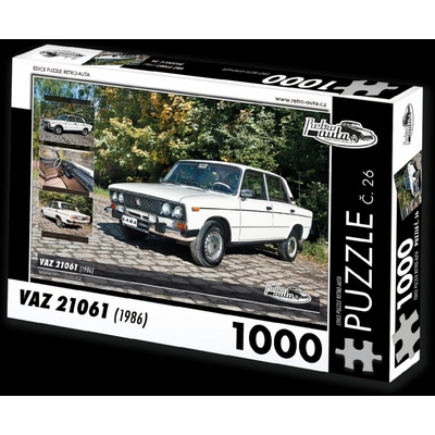 Retro-Auta č. 26 Vaz 21061 1986 1000 dílků