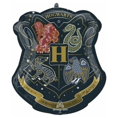 Anagram Harry Potter erb Bradavic 53x55cm fóliový balónek