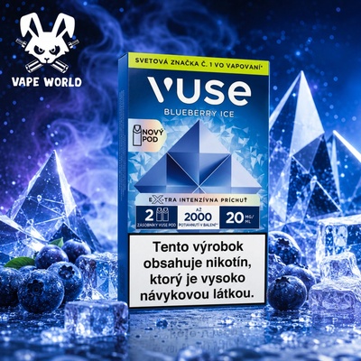 Vuse GO Reload Pods Blueberry Ice 2 ks