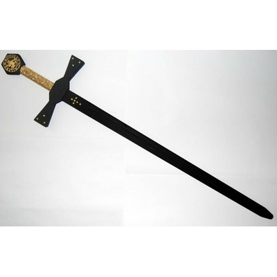 Wooden Knight s.r.o. Meč Templář dřevěný zlatý 110cm