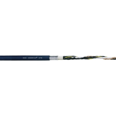 igus CF10.02.04 vedenie ťažnej reťaze Chainflex CF 4 x 0.25 mm² modrá 1m