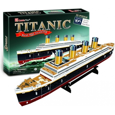 CubicFun 3D puzzle Titanic malý 35 ks