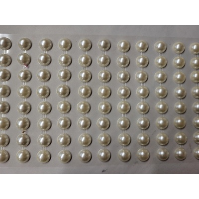 Nalepovacie perličky 10 mm ecru