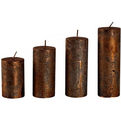 Provence Rustikálna adventná medená 4ks