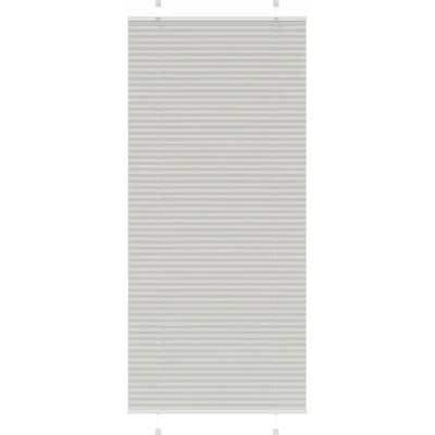 VidaXL Roleta plisé světle 85 x 200 cm šedá