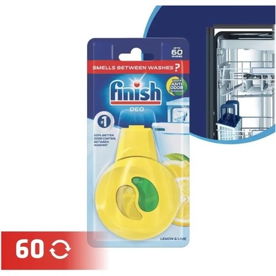 Finish Odor Stop osvěžovač do myčky limetka 60 umytí – Hledejceny.cz