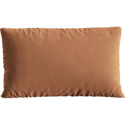 Micadoni Terakotově oranžový sametový polštář Nuria 60x40