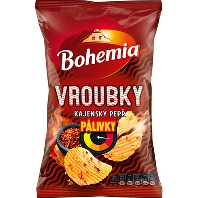 Bohemia Vroubky Pálivky kajenský pepř 120 g