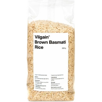 Vilgain Hnědá Basmati rýže Bio 0,5 kg