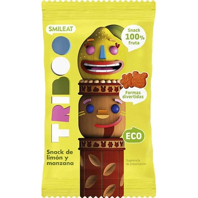 Smileat BIO 100% ovocné měkké bonbónky jablko a citrón 25 g