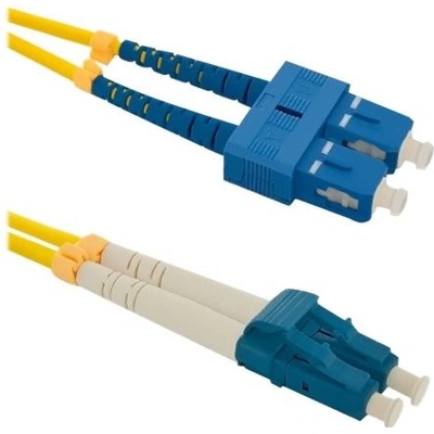 Qoltec 54031 optic, patch, SC/UPC-LC/UPC, Singlemode, 9/125, G652D, Duplex, 1m