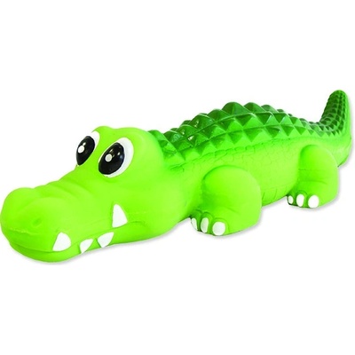 Dog Fantasy Latex krokodíl so zvukom 21 cm