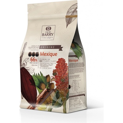 Callebaut Cacao MEXIQUE Origin couverture hořká 66% 1 kg
