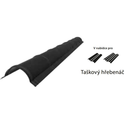 Blachotrapéz Hřebenáč taška mat antracitová šedá hliník