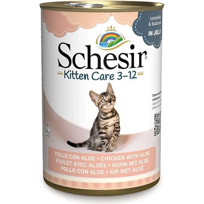 SCHESIR Kitten Kuracie filé s aloe vera v želé 140 g