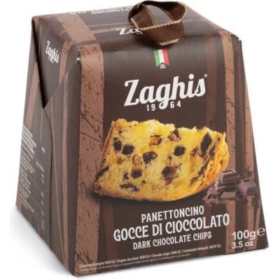 Zaghis Panettoncino s kúskami čokolády 100 g kartón 36 ks