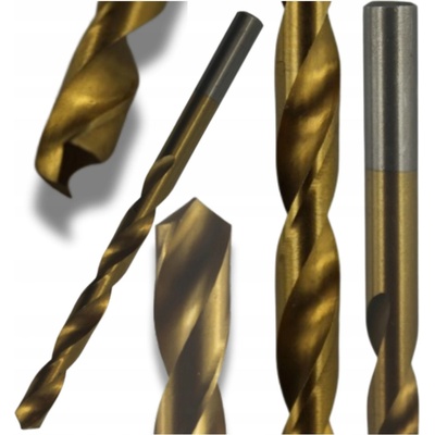 HuW TITÁNOVÝ VRTÁK DO KOVU OCELE HSS-Tin 4.3 mm TITÁN