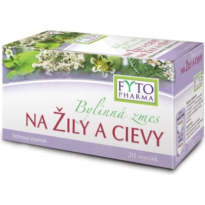 Fytopharma Bylinný čaj na křečové žíly 20 x 1,25 g