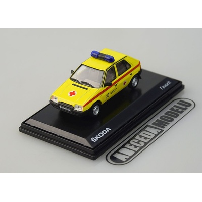 Abrex Škoda Favorit 136L 1988 Záchranná Služba Města Brna 1:43