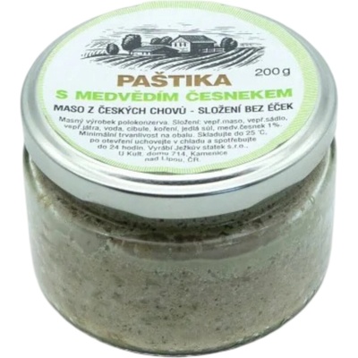 Ježkův statek paštika s medvědím česnekem 200 g