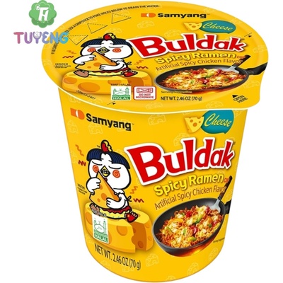 Samyang Buldak ramen Buldak Cheese cup 70 g – Hledejceny.cz