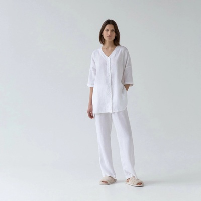Linen Tales Dámské lněné domácí oblečení Primrose elange – Hledejceny.cz