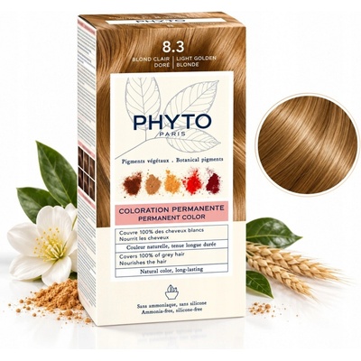 Phyto Playinn phyto na vlasy 10 extra světlá blond, 50 ml + 50 ml + 12 ml /1 bal.