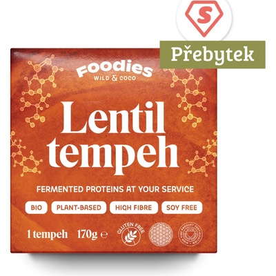Wild & Coco Tempeh čočkový BIO 170 g – Hledejceny.cz