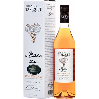 Tariquet Baco 20 ročný 42% 0,7 l (kartón)
