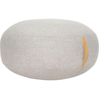 Hübsch Šedý vlněný puf Mochi 70 cm