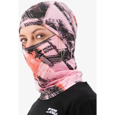 Mons Royale Santa Rosa Merino Balaclava paintbrush pink